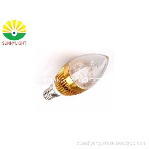 candle bulb 3W E14 high lumen CE ROHS
